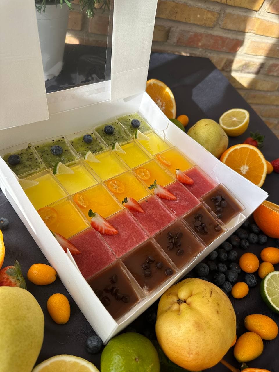 Box Panna Cotta — Gourmet tapas catering delivery in Alicante | Reina de Tapas