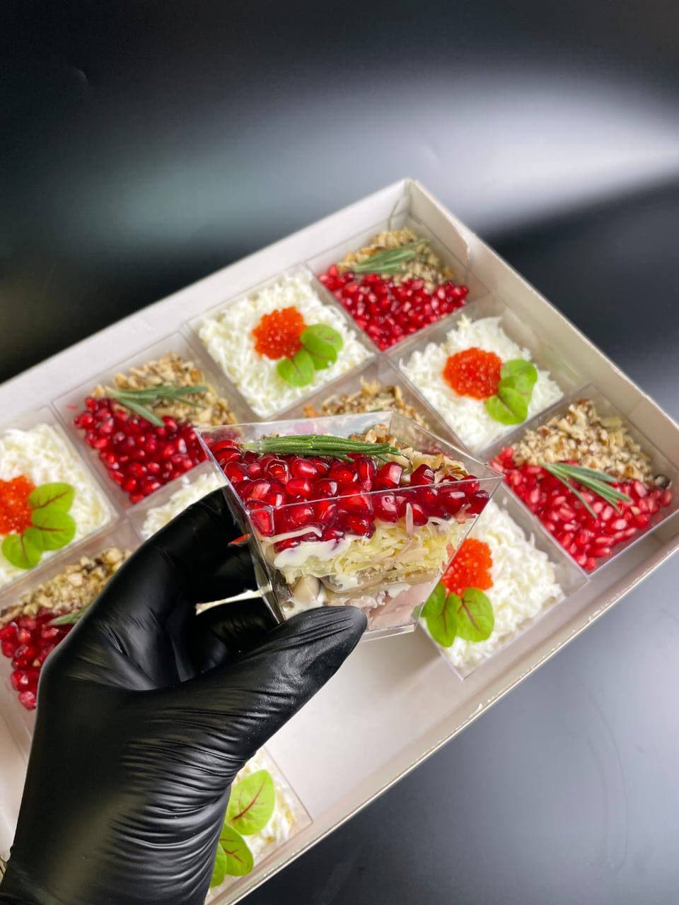 Salad Set Royal Duet (foto 3) — Gourmet tapas catering delivery in Alicante | Reina de Tapas
